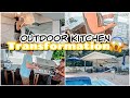 New! Extreme Backyard Transformation | DIY Outdoor Kitchen Makeover | Summer Clean With Me 2024