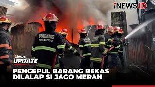 Akibat Puntung Rokok, Pengepul Barang Bekas Dilalap Si Jago Merah - iNews Update