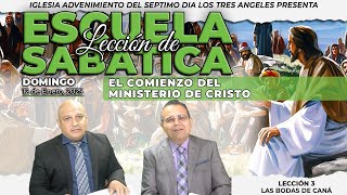 Domingo 12 de Enero   Leccion de Escuela Sabatica    Pr. Orlando Enamorado