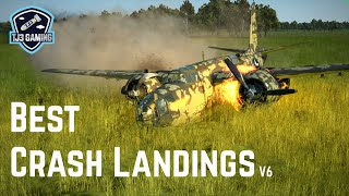 Best Crash Landings Compilation - Realistic Flight Simulator IL-2 Sturmovik Great Battles V6