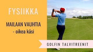 Golfin talvitreenit - FYSIIKKA - Mailaan vauhtia - oikea käsi