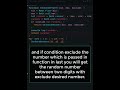 JavaScript Random numbers between two digits 😎 | #SHORTS