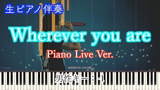 【オフボーカル】Wherever you are Live Piano Ver./ONE OK ROCK 歌詞有り（高音質）【ピアノ伴奏】