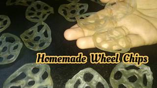 வீல் சிப்ஸ் வீட்டிலேயே சுலபமா செய்யலாம் வாங்க | Homemade Wheel Chips in tamil | Easy Fryums Recipe