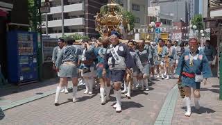 川崎　稲毛神社　山王祭　町内御輿連合渡御　2024/08/3  a1