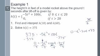 Int 3 1-4-3 Function Notation: Modeling with Functions