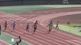 2019年埼玉県高校新人陸上県大会 男子200ｍ 予選4組