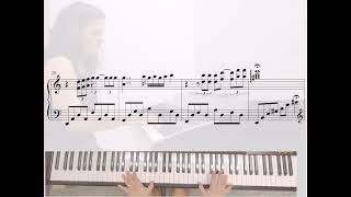 Nassif zeytoun Aw2at  piano cover slow version sheet music اوقات مسلسل للموت ناصيف زيتون بيانو