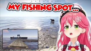 Miko's reaction finds out her fishing spot has been despawned