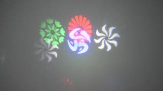 PL 6 gobo +Par LED Light 视频