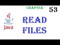 Java Read Files - Java Tutorial - w3Schools - Chapter-53   English