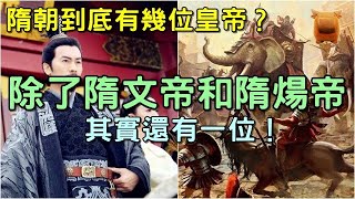 隋文帝是楊堅，隋煬帝是楊廣，但隋太祖是誰？卻鮮有人知...