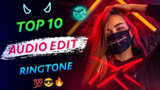 Top 10 Popular Audio Edit Ringtone 2023 || edit audio || Inshot music ||