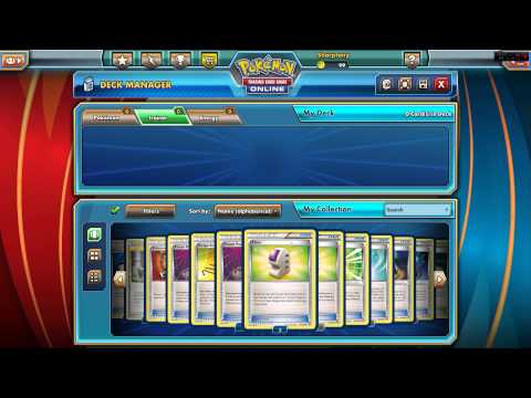Pokémon TCG Online Tutorial : Building a Deck Pokémon TCG Online Tutorial : Building a Deck