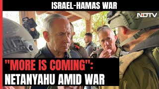 Israel Hamas War: Israel PM Benjamin Netanyahu Meets Troops On Gaza Border