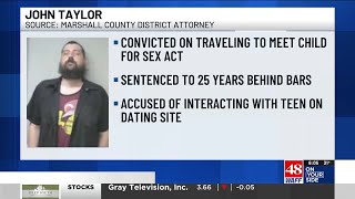 Marshall County man sentenced to prison for traveling to meet child for sex