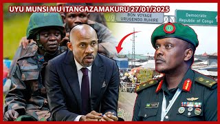 UYU MUNSI MU ITANGAZAMAKURU: TURABIZI KO IMIRWANO YAGERA MU RWANDA–Gen. RWIVANGA – UMUVUGIZI WA RDF