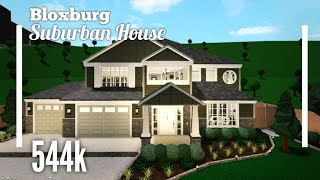 Roblox Bloxburg Suburban Family Home Speedbuild - roblox bloxburg house tutorial 70k