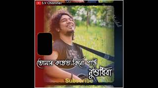 'Tumar Kahkhot kinu paw nuhudeba'by papon||Assamese whatsapp status video||S.V Channel.