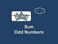 sum odd numbers in groovy