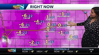 Iowa weather: Dangerously cold temps across the state