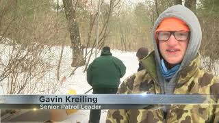 Scouts learn survival skills through winter camping