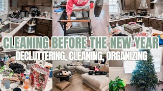 BEFORE THE NEW YEAR CLEAN WITH ME AND DECLUTTER | EXTREME CLEANING MOTIVATION | 2024 CLEAN WITH ME