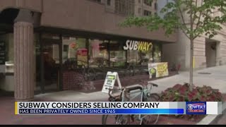 Subway announces it's exploring selling the company