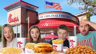 New Zealand Family Try Chick-Fil-A For The First Time!