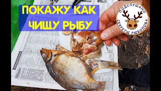 Как почистить рыбу вяленую, сушеную, соленую 👍 Руками и ножом