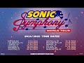 Sonic Symphony  | 2023/2024 Tour Dates