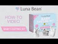 Luna Bean Baby Casting Kit: Easy DIY Hand, Foot, and Bum Casting Instructions