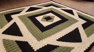 Part 6 - The C2C Kaleidoscope Blanket - Crochet Tutorial! (6th Tier \u0026 finishing ideas)