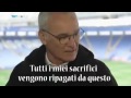 video i tifosi del leicester ringraziano claudio ranieri la reazione del mister