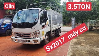 Thacoolin 350 tải 3.5Ton  sx 2017 máy cơ  Tống thành xe còn đẹp BG 228T 0986844367-0986700999