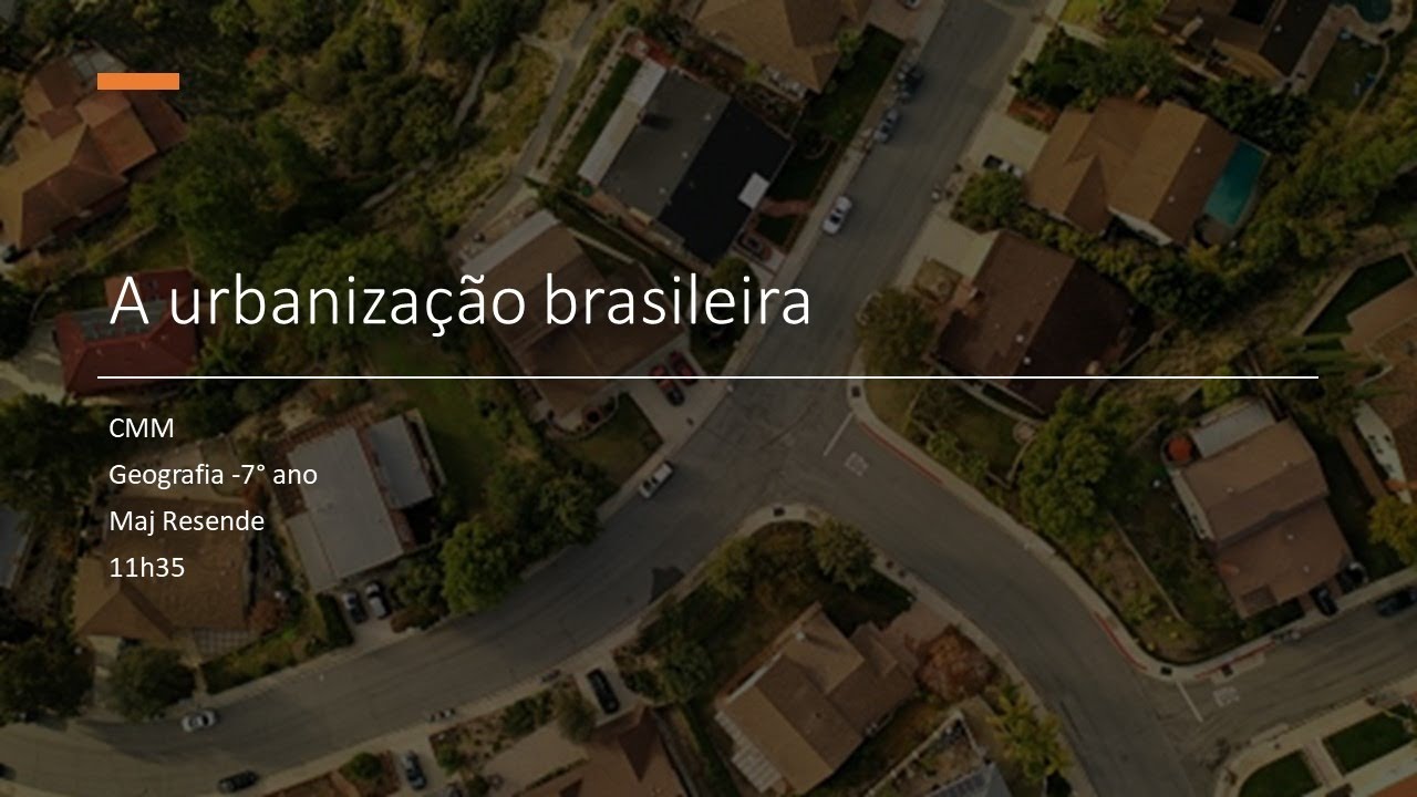 CMM - Geografia - A Urbanização Brasileira - YouTube