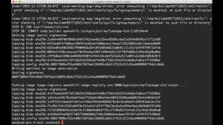 OpenShift Web Application using CLI
