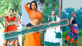 Viral Tharuni Queen Girls Tharu Tiktok Dance Videos 2023 | #TharuTiktok