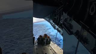 Epic Flight: Iceberg Observation (A400M Soaring Over an Iceberg) #a400m #aviation #flight