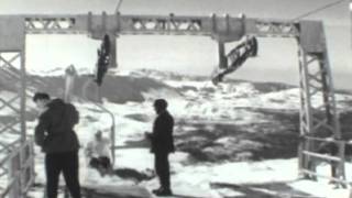 Sarkis Bogharian and Hrayr Toukhanian Skiing at Cedars 1955