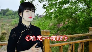 经典歌曲《难忘一夜情》，歌声优美动听，让人陶醉