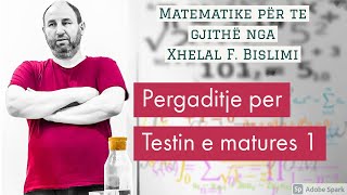 107. Pergaditje per Testin e matures.   1  prej 15