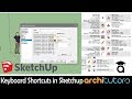 Sketchup Tutorial for beginners || lesson 22 || Keyboard shortcuts in sketchup