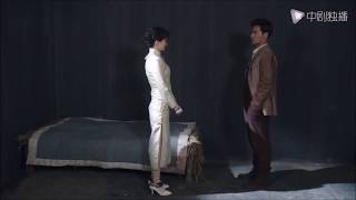 female prisoner shackled and handcuffed | 女演員林靜手銬腳鐐片段