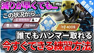 【すぐ上達】誰でもハンマーが入手できる練習方法とおすすめ武器のダブハン取り方解説【APEX LEGENDS】