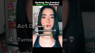Ranking The Funniest Sour Taste Reaction🍬🟩