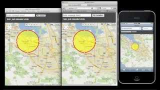 Real Time Map Chat Room with NodeJS and Socket.IO