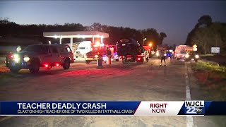 Claxton High School teacher killed in crash