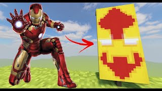 How to make the IRON MAN banner in Minecraft!