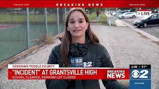 Grantsville High School evacuated after report of male entering building with handgun